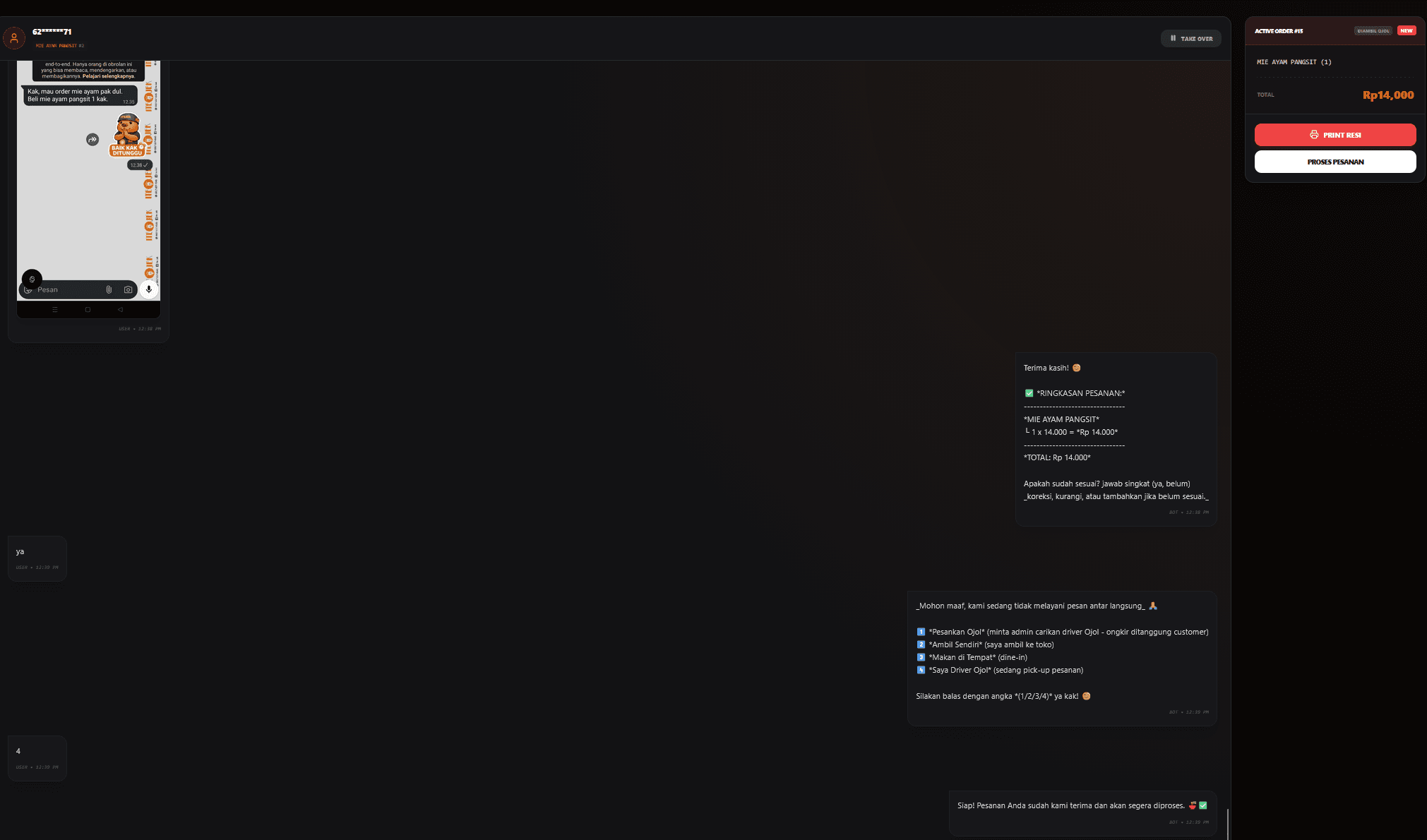 Dashboard Admin