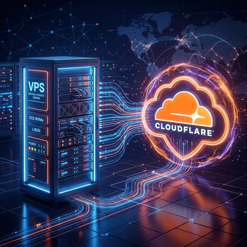 Panduan Menghubungkan VPS ke Cloudflare: Amankan IP & Proteksi Maksimal